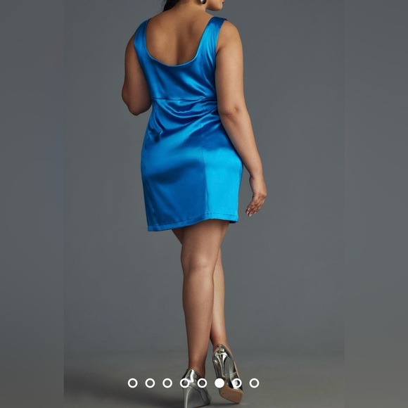 Anthropologie Blue Mini Dress - Picture 12 of 15